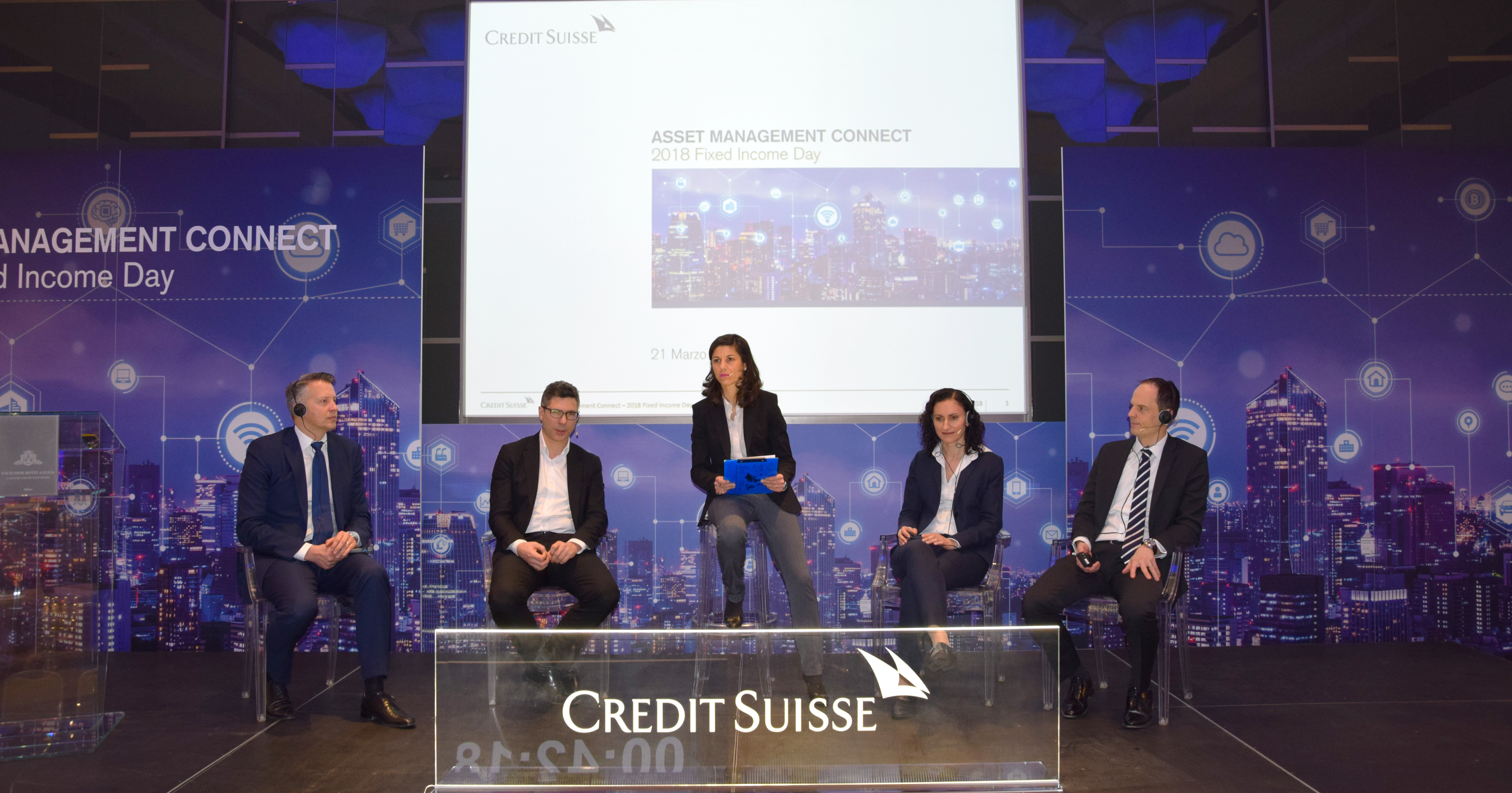 Un momento della Credit Suisse Asset Management Connect 2018