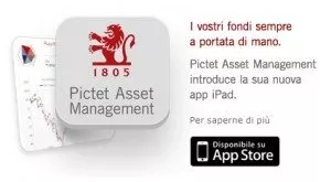 financialounge -  app investimenti iPad iPhone iTunes livello di rischio performance Pictet promotori finanziari
