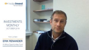 3 minutes with Erik Renander - ottobre 2018