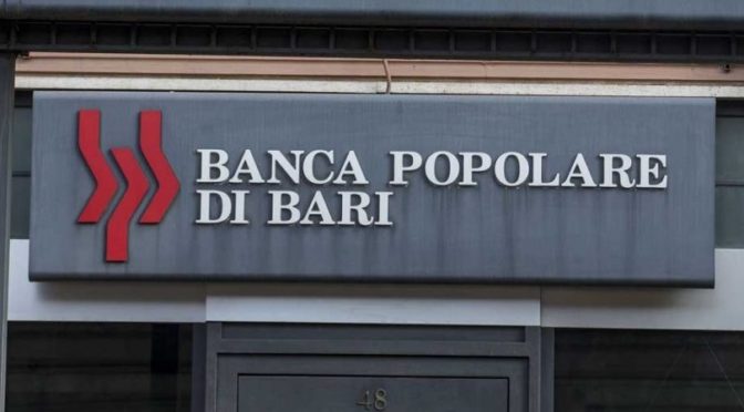 financialounge -  banca popolare di bari Bankitalia Fitd Fondo interbancario di tutela dei depositi Mediocredito Centrale