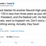 Wall Street chiude anno record e Trump ne rivendica il merito su Twitter