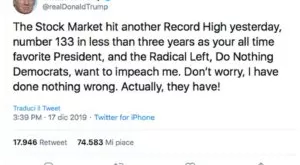 financialounge - Donald Trump twitter Wall Street