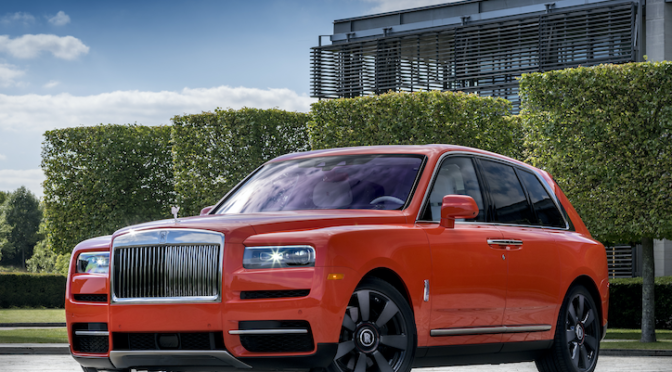 financialounge -  auto Cullinan lusso Rolls-Royce vendite
