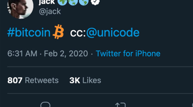 financialounge -  bitcoin criptovalute emoji Jack Dorsey twitter valute virtuali
