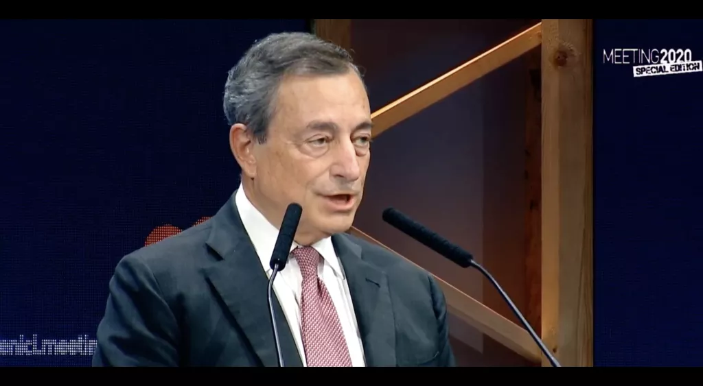financialounge - economia Mario Draghi Meeting Rimini 2020