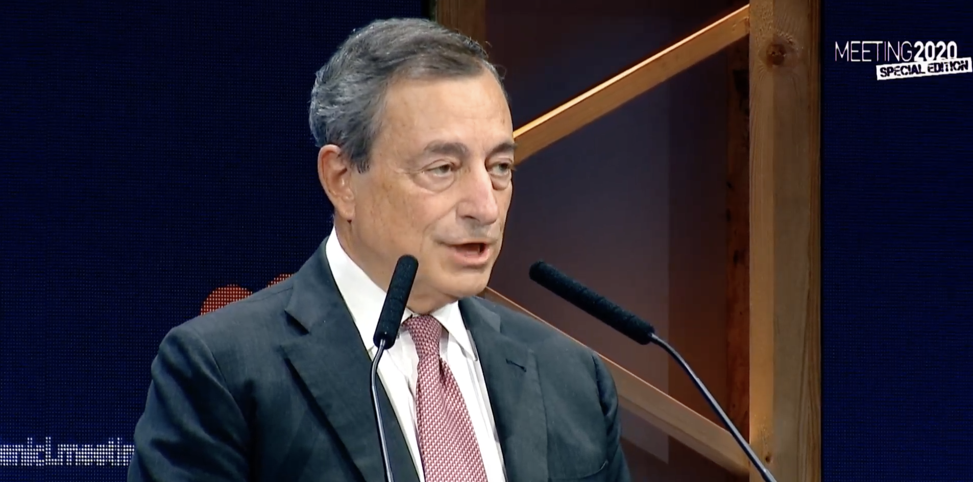 financialounge -  economia Mario Draghi Meeting Rimini 2020