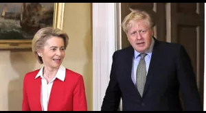 financialounge -  Boris Johnson Brexit Ursula von der Leyen