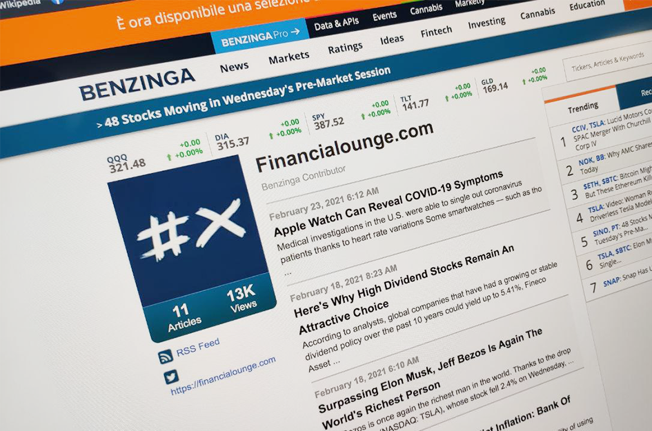 financialounge -  Benzinga Italia Benzinga.com financialounge.com