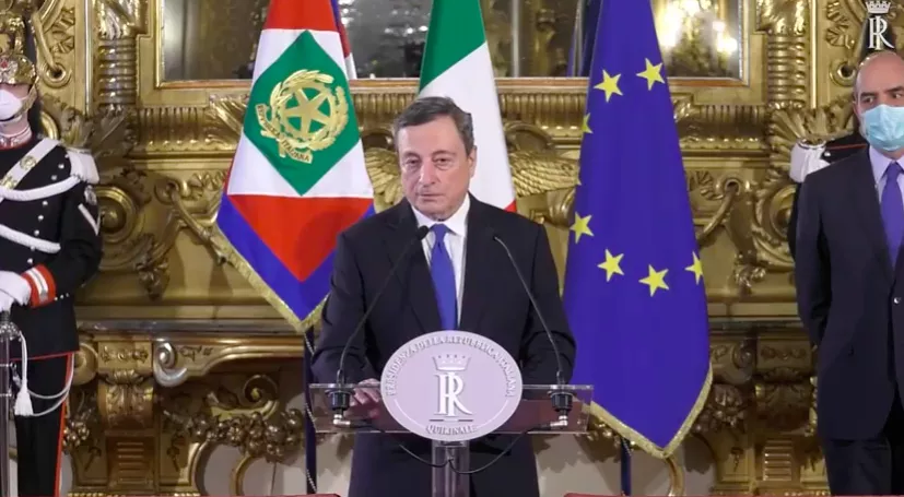 financialounge - crisi di governo Mario Draghi