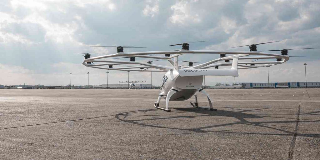 financialounge -  Enac smart taxi Volocity Volocopter