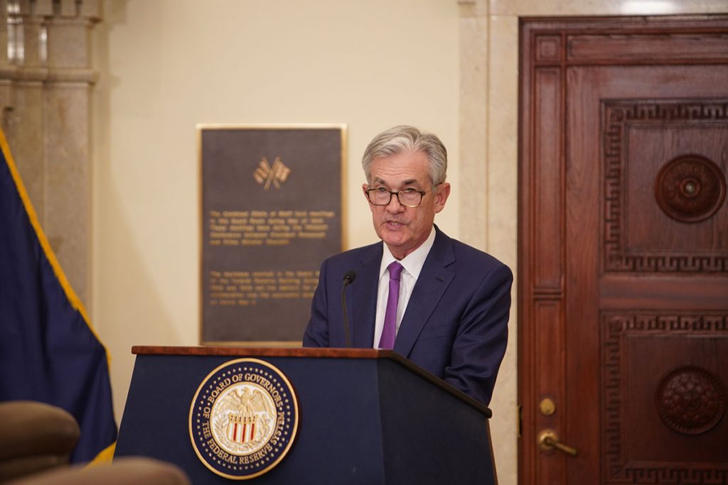 financialounge -  Federal Reserve Jerome Powell Tassi d'interesse Wall Street