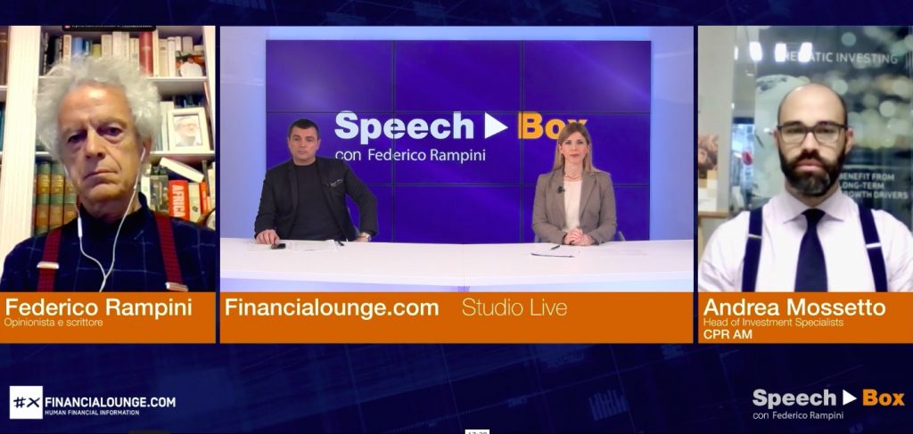 financialounge.com Amundi a SpeechBox con Federico Rampini: Dopo Cop26, l'importanza degli investimenti a impatto sociale