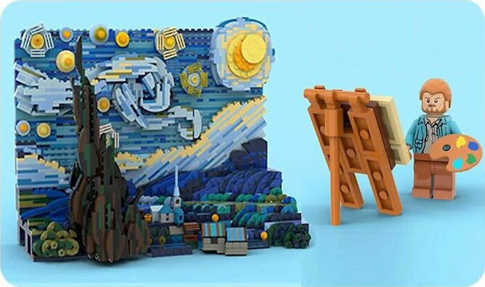 financialounge -  Lego Mood Notte Stellata van Gogh