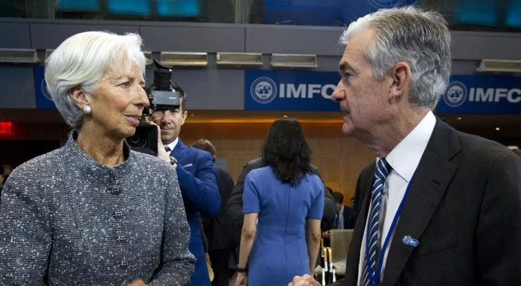 financialounge - banche centrali Christine Lagarde Jerome Powell mercati