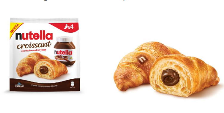 A gennaio Ferrero sforna le nuove brioche Nutella croissant