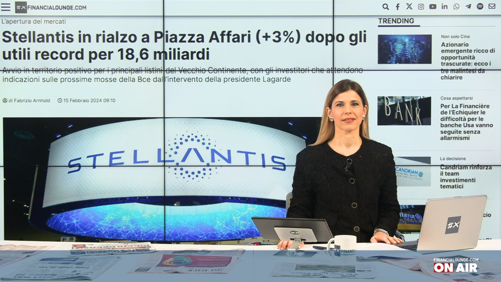 financialounge.com Brillano Stellantis e Prysmian a Piazza Affari - Edizione del 15 febbraio