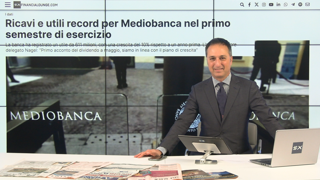 financialounge.com Conti record per Mediobanca, l'S&P500 per la prima volta sopra 5mila - Edizione del 9 febbraio