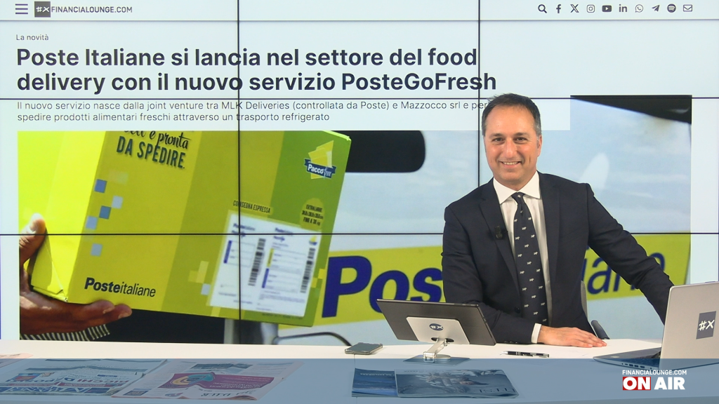 financialounge.com Nuovo servizio di Poste per il food delivery, bene i conti di Mps - Edizione del 7 febbraio