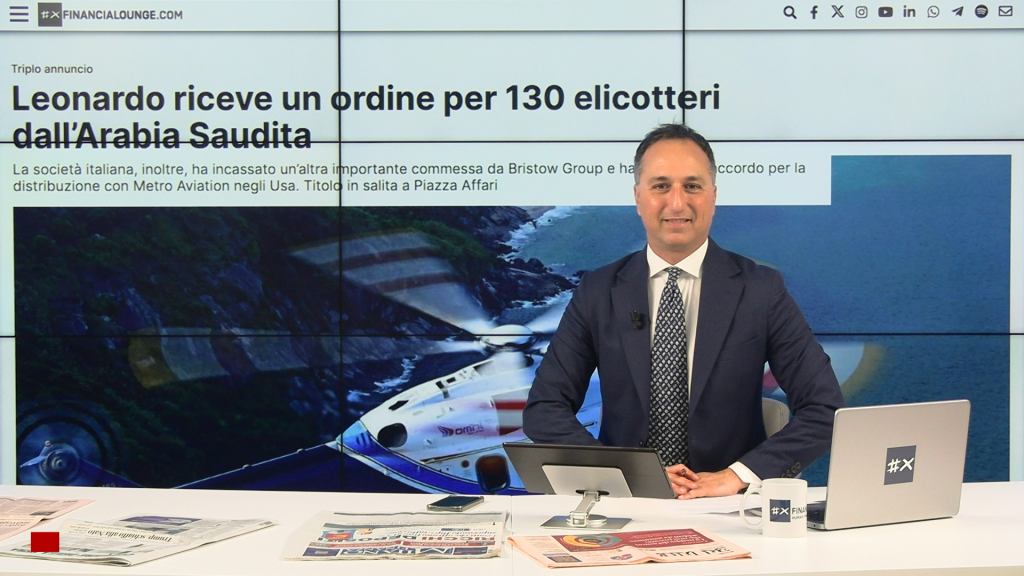 financialounge.com Tre nuove commesse per Leonardo, trattativa tra Swisscom e Vodafone Italia - Edizione del 28 febbraio