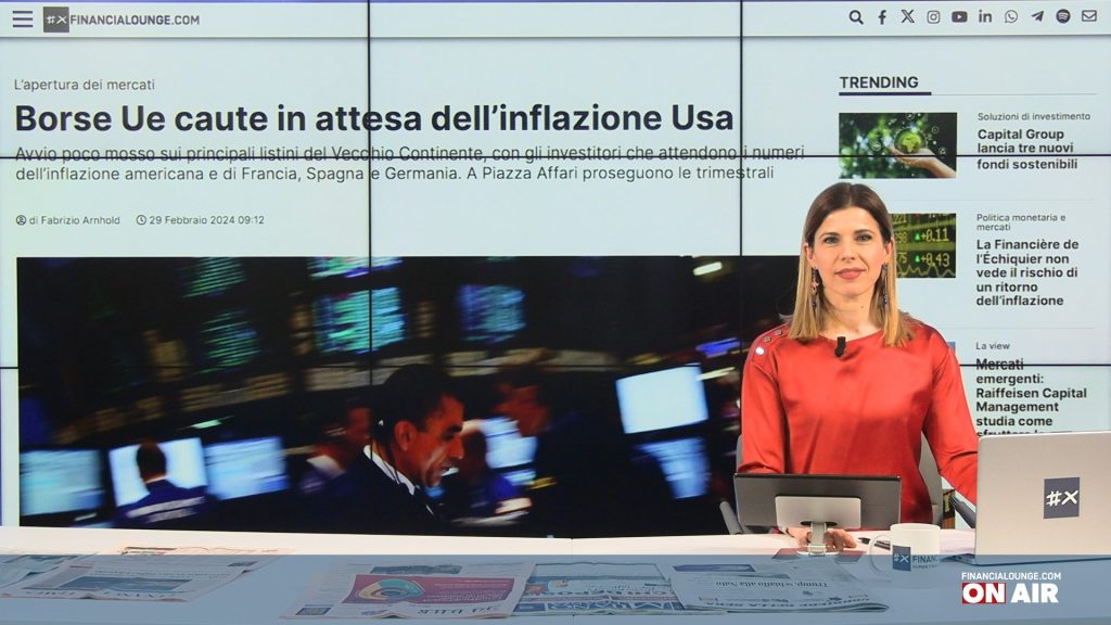 financialounge.com Saipem, Moncler e Poste scattano a Milano, attesa per l'inflazione Usa - Edizione del 29 febbraio