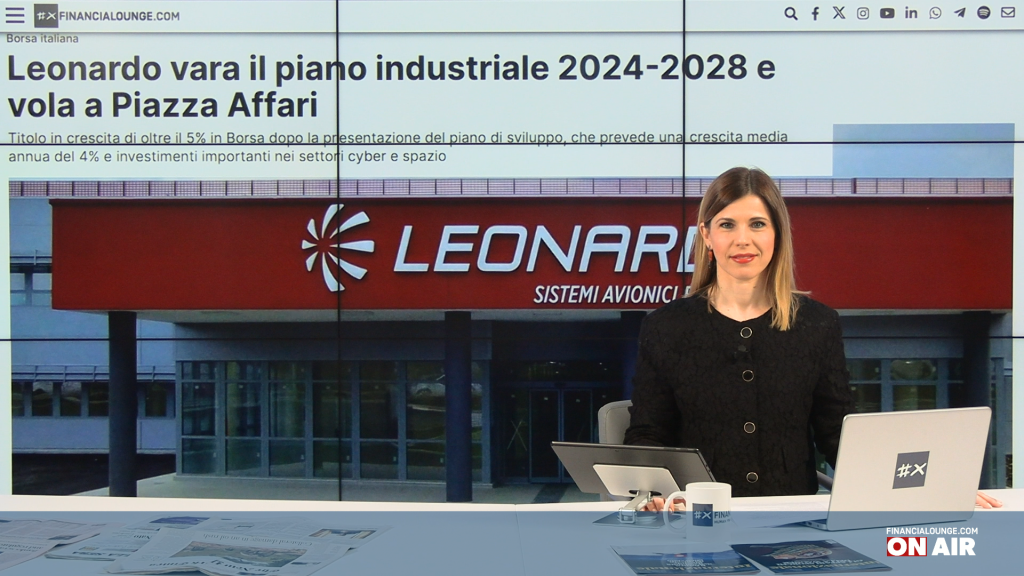 financialounge.com Svetta Leonardo a Piazza Affari, buone Generali e A2A e Xiaomi in rally - Edizione del 12 marzo