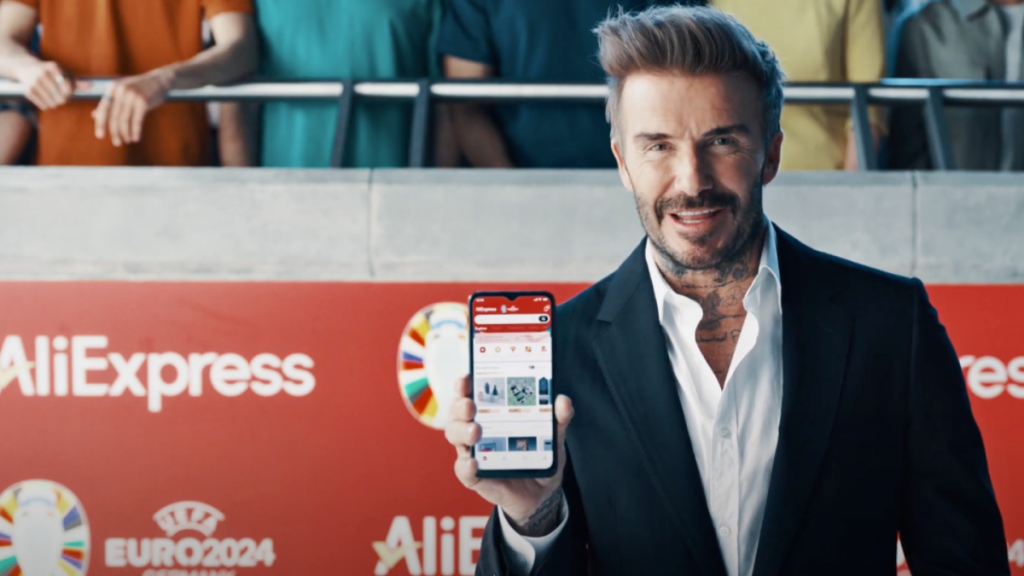 Alibaba chiama Beckham come nuovo ambassador di AliExpress per Uefa Euro 24