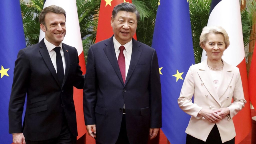 financialounge -  Emmanuel Macron geopolitica Ursula von der Leyen Xi Jinping