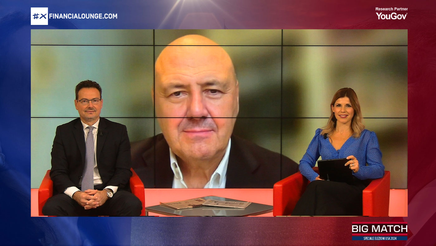 financialounge -  big match carlo alberto carnevale maffè David Montgomery Donald Trump elezioni usa 2024 inflazione Kamala Harris Neuberger Berman yougov