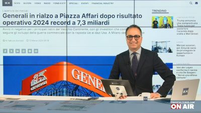 financialounge.com Generali in positivo dopo i conti, automotive in rosso in attesa dei dazi, banchieri Usa contro Trump - Edizione del 13 marzo