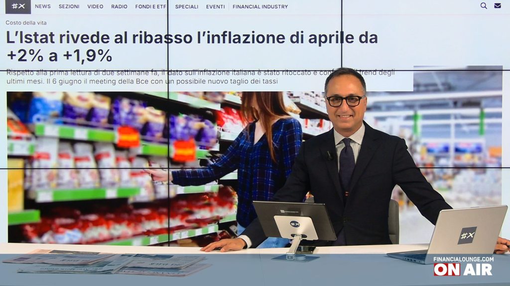 financialounge.com Inflazione rivista al ribasso, in scadenza 3400 mld di call option, Unipol in focus dopo i conti, Cartier batte i dazi - Edizione del 16 maggio