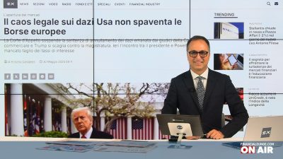 financialounge.com Scende l'inflazione, Borse positive nonostante l'incertezza sui dazi, Panetta invoca gli eurobond - Edizione del 30 maggio