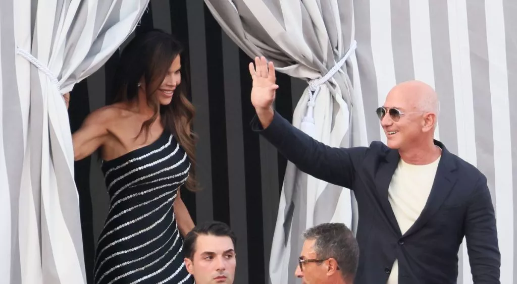 financialounge - Amazon Jeff Bezos lauren sanchez matrimonio Bezos venezia