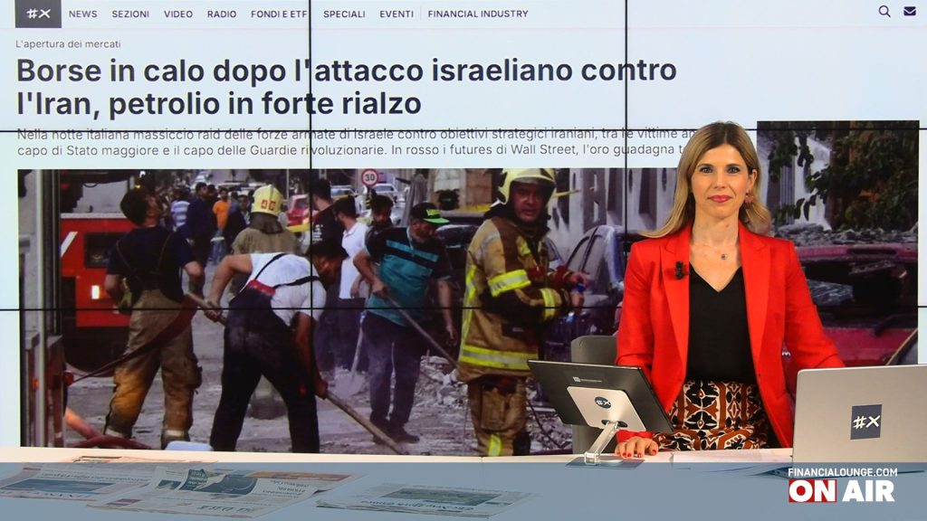 financialounge.com Giù le Borse europee dopo l'attacco di Israele all'Iran, vola il petrolio trascinando Eni e Leonardo - Edizione del 13 giugno