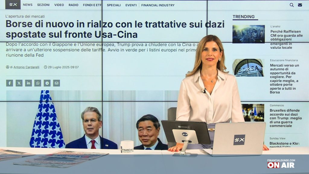 financialounge.com Borse europee positive in attesa della Fed, giù l'euro, sale Essilux dopo i conti - Edizione del 29 luglio