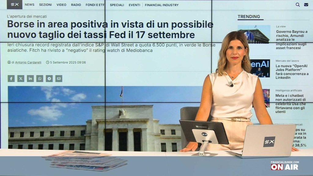 financialounge.com Borsa di Milano sopra i 42mila punti, recuperano Mediobanca e Mps, Zelensky al Forum Ambrosetti - Edizione del 5 settembre
