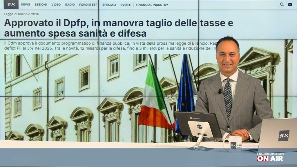 financialounge.com Approvato il Dpfp, Ftse Mib oltre i 43.400 punti con Stellantis e Tim in rally, Mediobanca sotto del 21% da dopo l'opas - Edizione del 3 ottobre