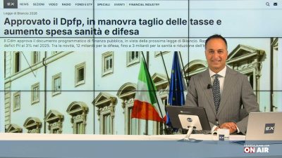 financialounge.com Approvato il Dpfp, Ftse Mib oltre i 43.400 punti con Stellantis e Tim in rally, Mediobanca sotto del 21% da dopo l'opas - Edizione del 3 ottobre