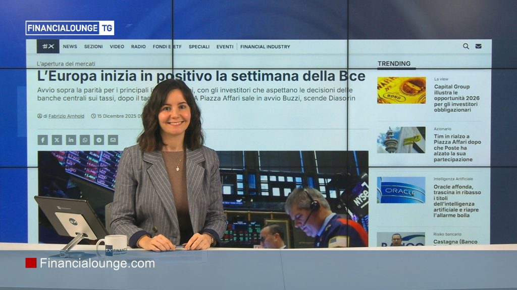 financialounge.com Borse Ue positive in attesa della Bce, a Piazza Affari vola il titolo della Juventus, Cina in frenata - Edizione del 15 dicembre