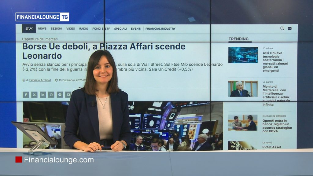 financialounge.com Borse Ue contrastate, vendite sui titoli della difesa, inflazione in calo, Twitter rinasce? - Edizione del 16 dicembre